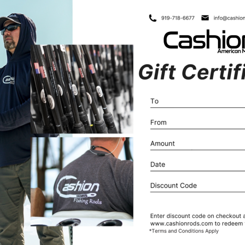 Fishing Gift Certificates and Online Gift Cards for Fishermen