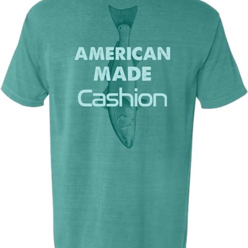 95524 Cashion Redfish Comfort Colors T-Shirt -Seafoam