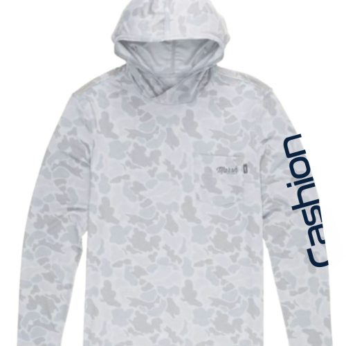 Cashion Performance Hoodie | Marsh Wear Pamlico Hoodie - Gray Mallard (front)
